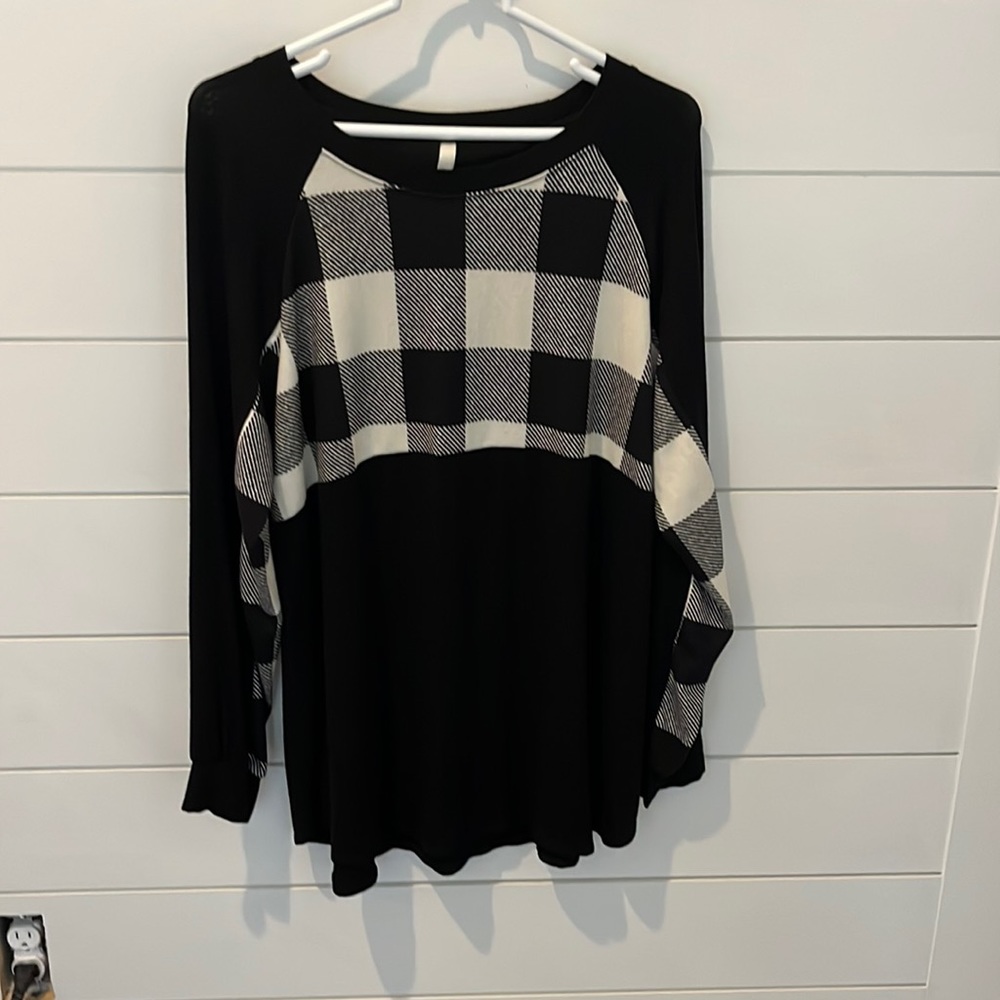 Celeste Large Buffalo Plaid Tunic